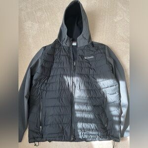 Columbia Men's Black Hooded Jacket